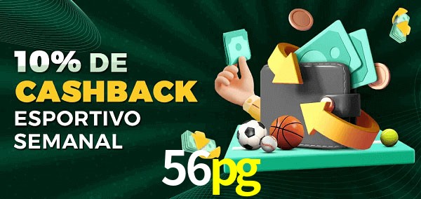 10% de bônus de cashback na 56pg
